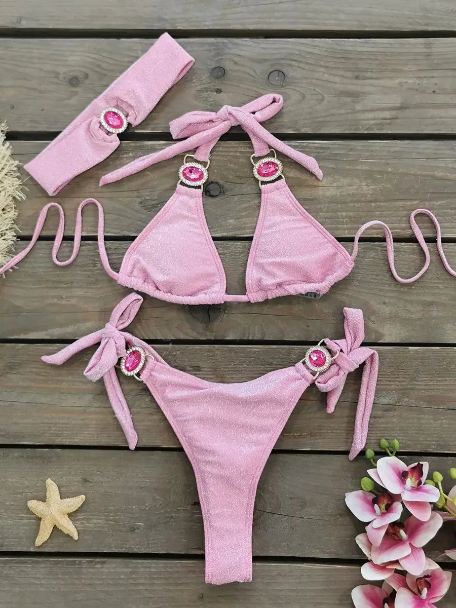 Bianca Gemstone Bikini  Set